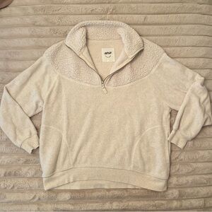 Aerie Oversized Quarter-Zip Sweater
